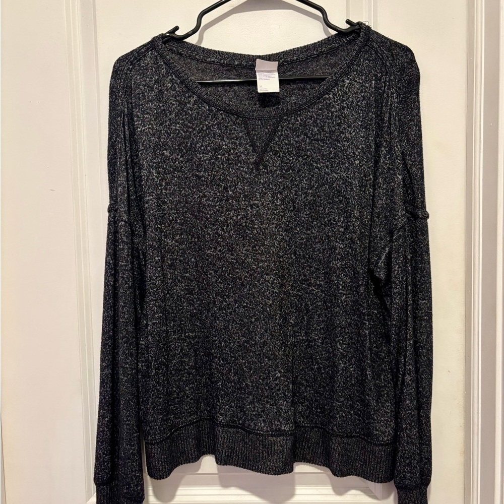 Stars Above Charcoal Knit Top